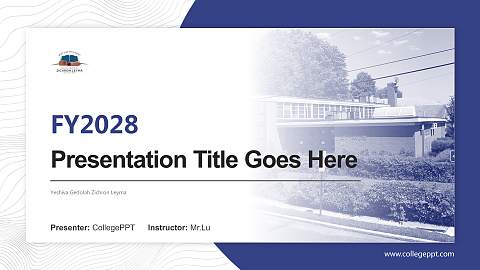 Yeshiva Gedolah Zichron Leyma Academic Presentation/Research Findings Report PPT Template