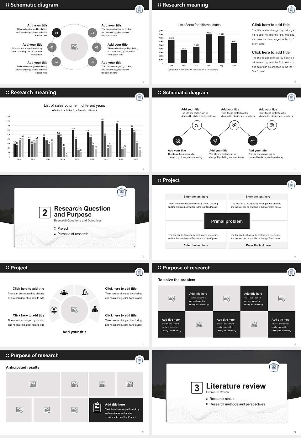 Yeshiva Gedola Tiferes Yaakov Yitzchok Graduation Thesis Defense PPT Template16:9 ratio PPT effect preview image3
