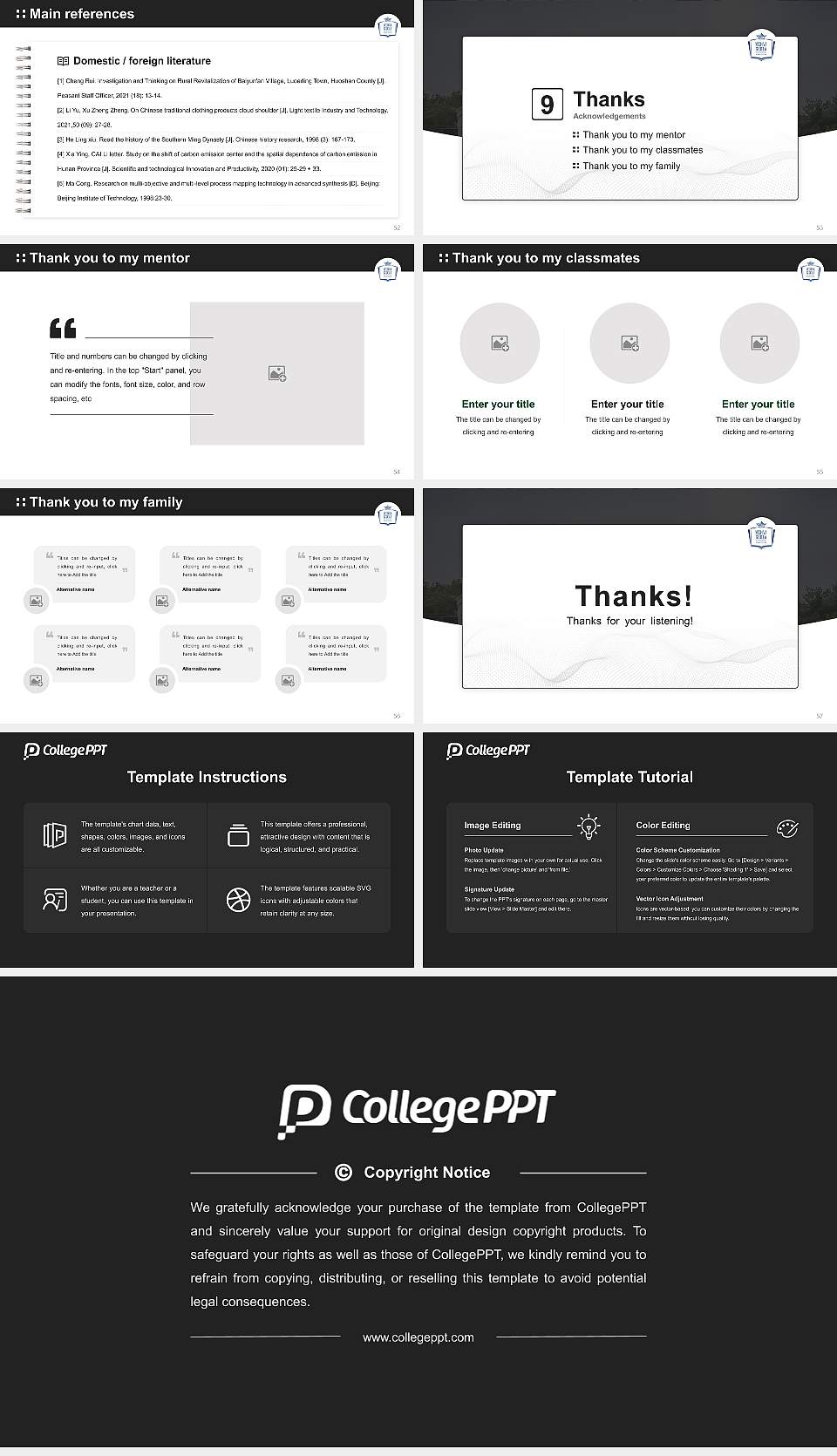 Yeshiva Gedola Tiferes Yaakov Yitzchok Graduation Thesis Defense PPT Template16:9 ratio PPT effect preview image7