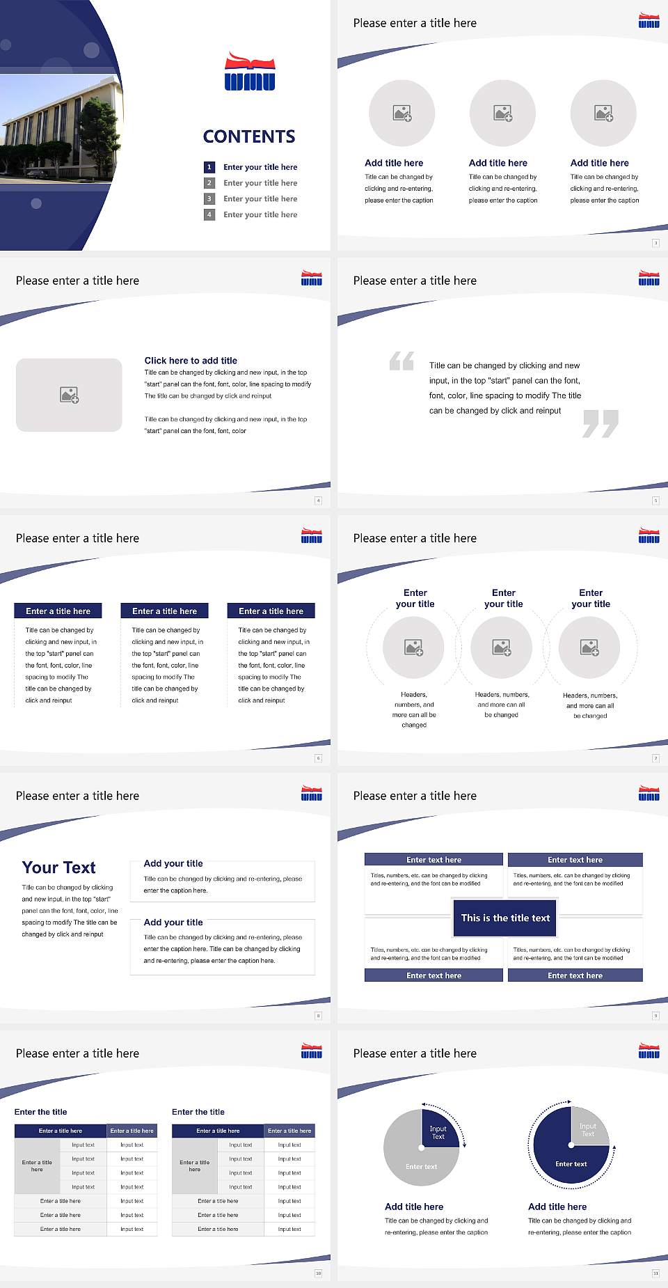 World Mission University Course/Courseware Creation PPT Template4:3 ratio PPT effect preview image2