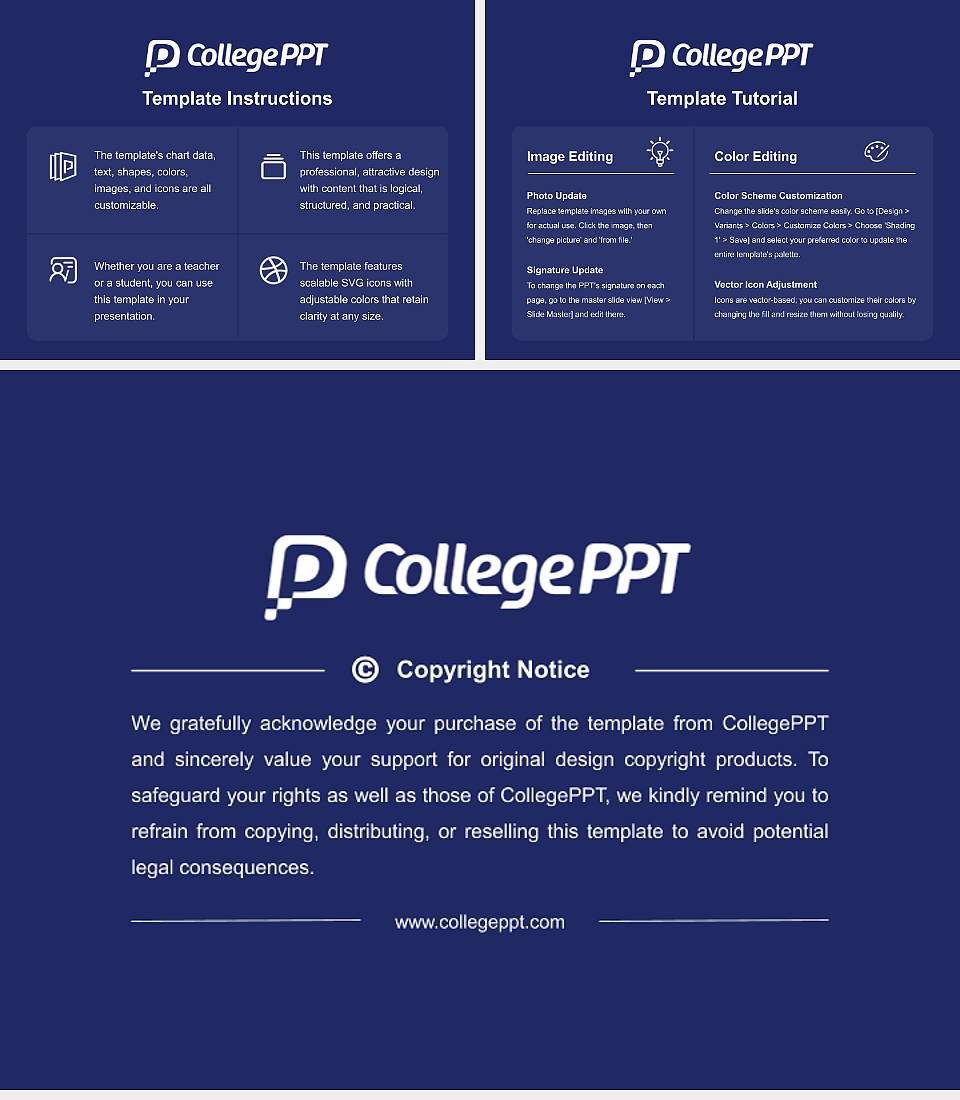 World Mission University Course/Courseware Creation PPT Template4:3 ratio PPT effect preview image5