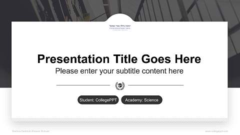 Yeshiva Gedolah Shaarei Shmuel National Scholarship Defense PPT Template