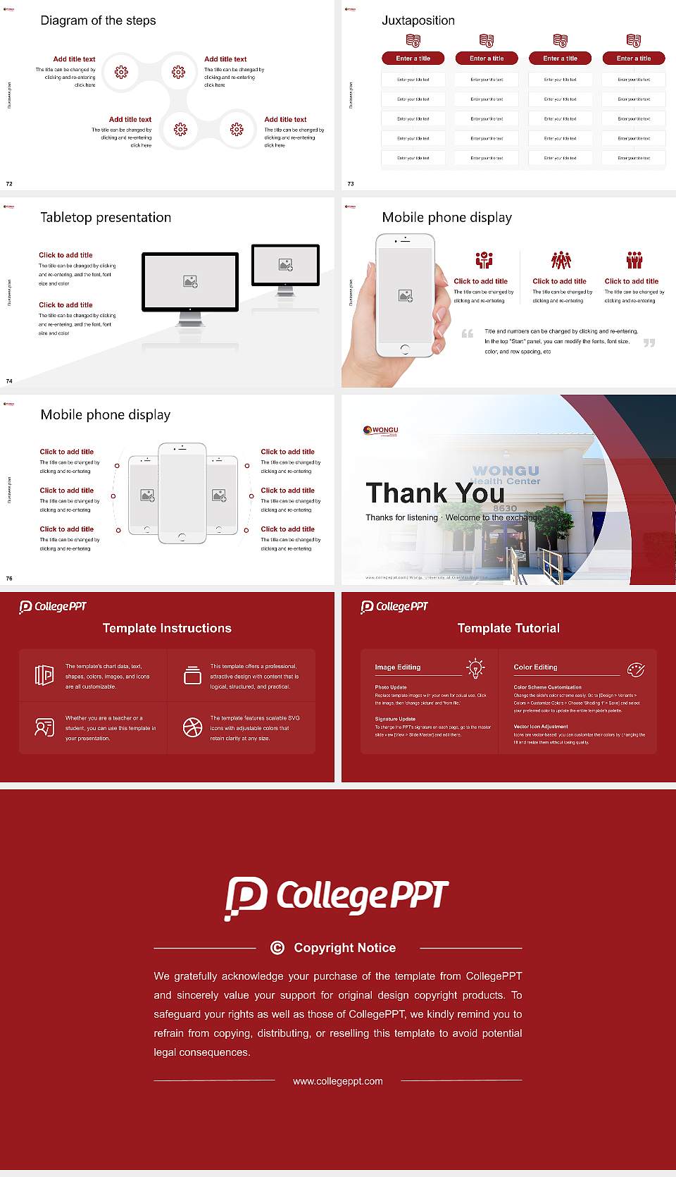 Wongu University of Oriental Medicine Competition/Entrepreneurship Contest PPT Template16:9 ratio PPT effect preview image9