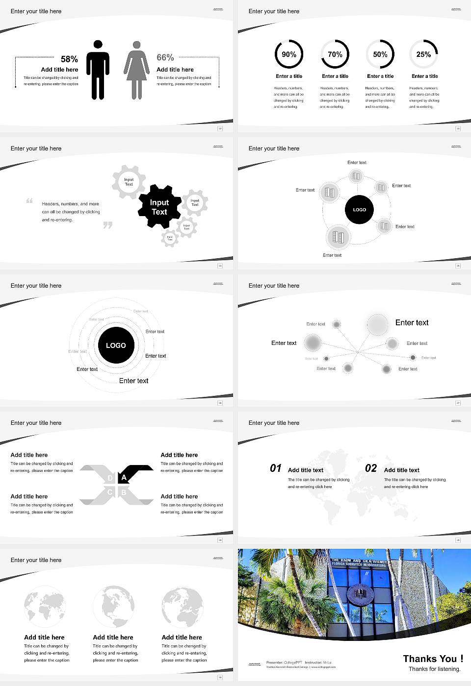 Yeshiva Gedolah Rabbinical College Course/Courseware Creation PPT Template16:9 ratio PPT effect preview image4