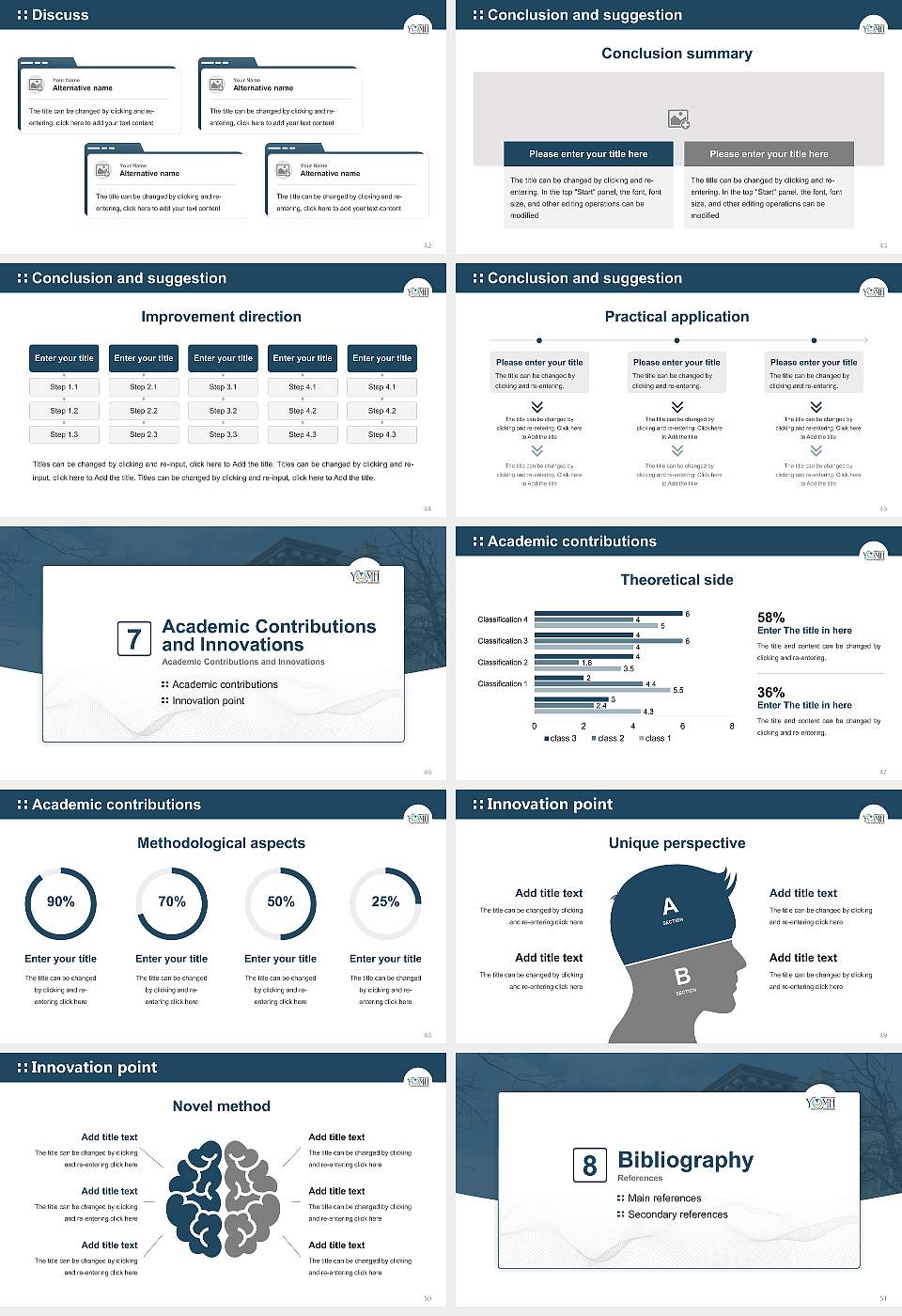 Yeshiva of Machzikai Hadas Graduation Thesis Defense PPT Template16:9 ratio PPT effect preview image6