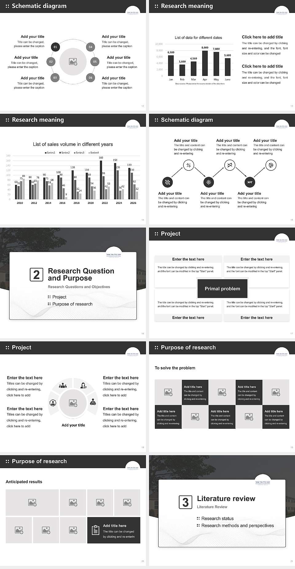 Yeshiva Gedolah Shaarei Shmuel Graduation Thesis Defense PPT Template4:3 ratio PPT effect preview image3