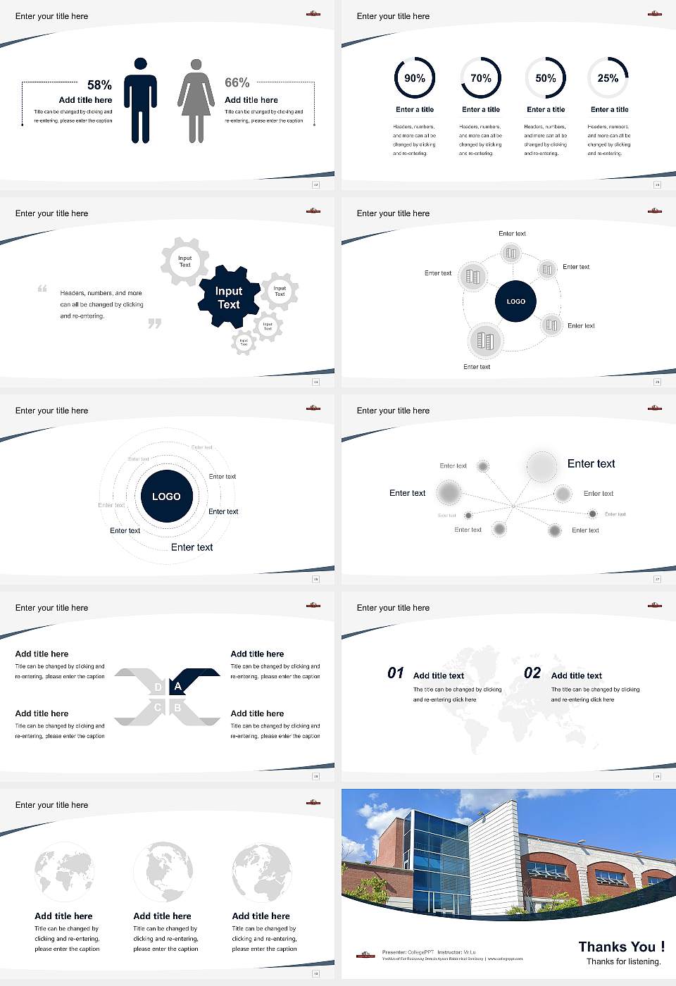 Yeshiva of Far Rockaway Derech Ayson Rabbinical Seminary Course/Courseware Creation PPT Template16:9 ratio PPT effect preview image4