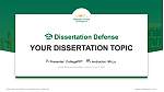 Wright State University-Main Campus Graduation Thesis Defense PPT Template
