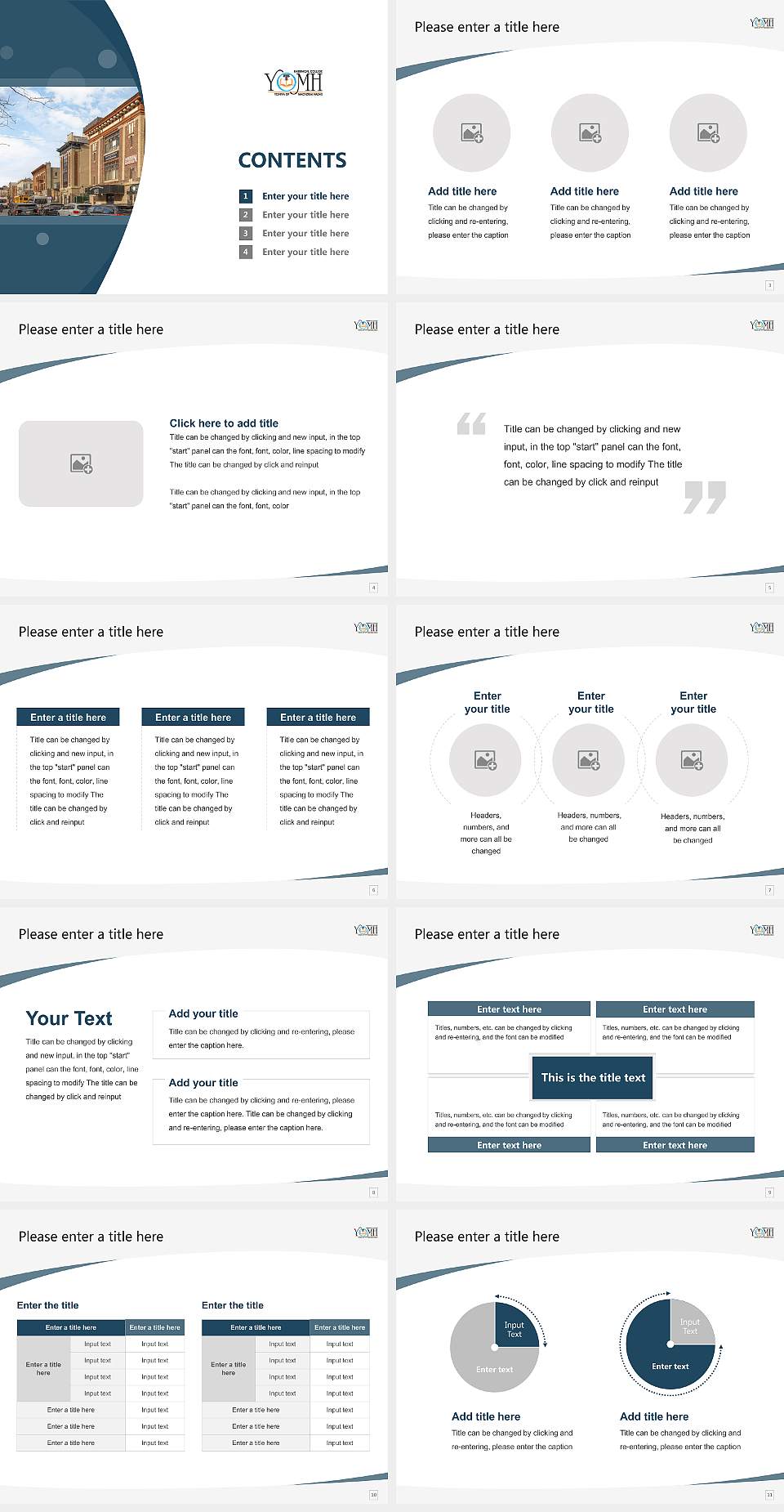 Yeshiva of Machzikai Hadas Course/Courseware Creation PPT Template4:3 ratio PPT effect preview image2