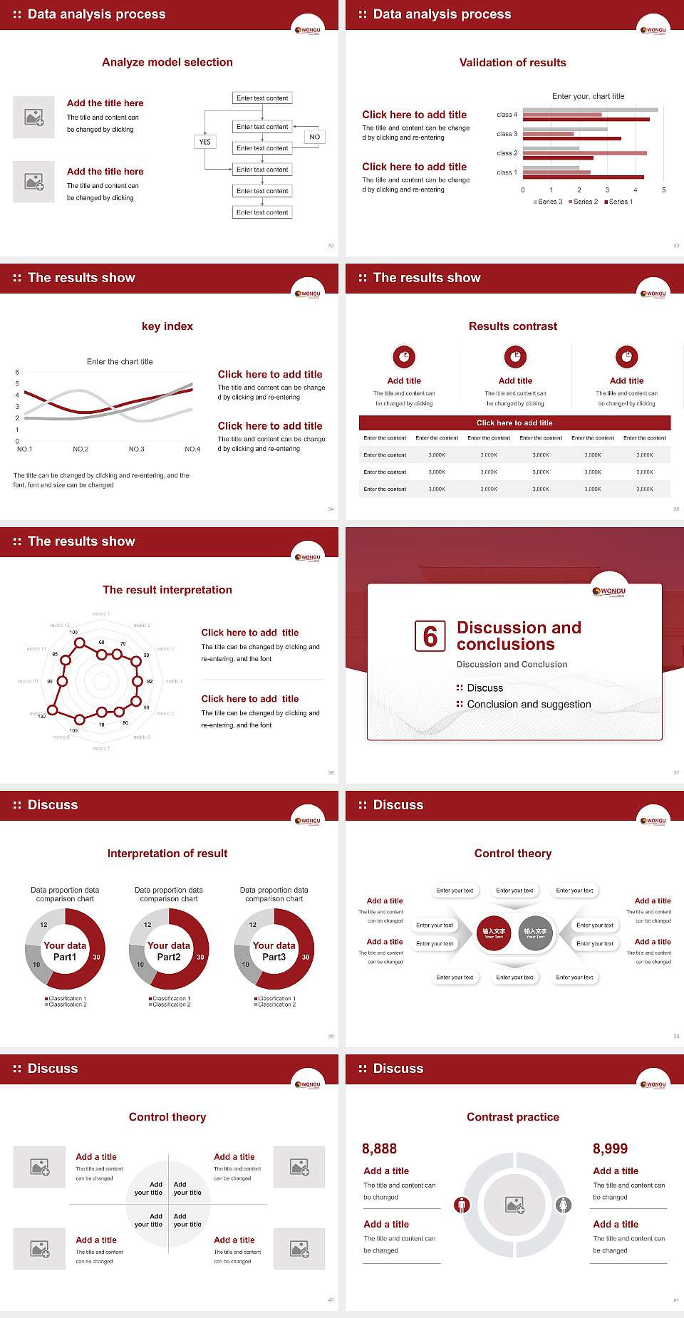 Wongu University of Oriental Medicine Graduation Thesis Defense PPT Template4:3 ratio PPT effect preview image5