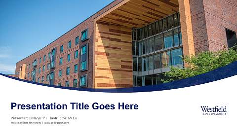 Westfield State University Course/Courseware Creation PPT Template