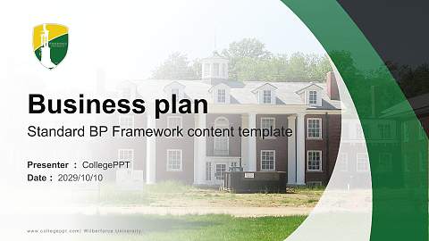Wilberforce University Competition/Entrepreneurship Contest PPT Template