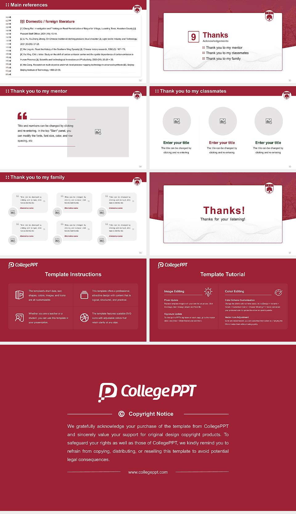 Westminster Choir College Graduation Thesis Defense PPT Template16:9 ratio PPT effect preview image7