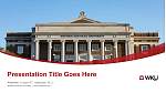 Western Kentucky University Les PPT-sjabloon