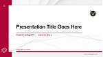 Willamette University Thesis Proposal/Graduation Defense PPT Template