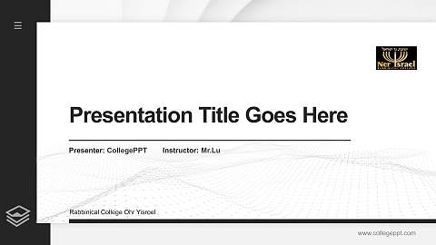 Rabbinical College Ohr Yisroel Thesis Proposal/Graduation Defense PPT Template