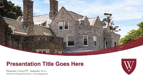 Westminster Theological Seminary Course/Courseware Creation PPT Template