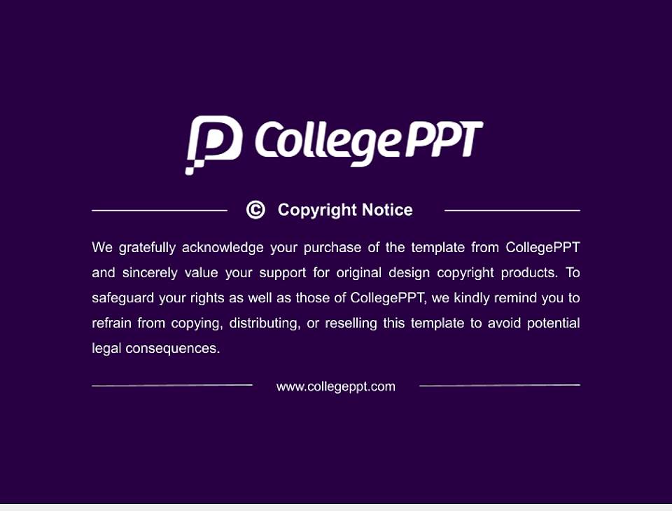 Whittier College Thesis Proposal/Graduation Defense PPT Template4:3 ratio PPT effect preview image5