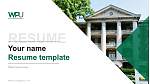 William Peace University Lebenslauf Powerpoint Vorlage