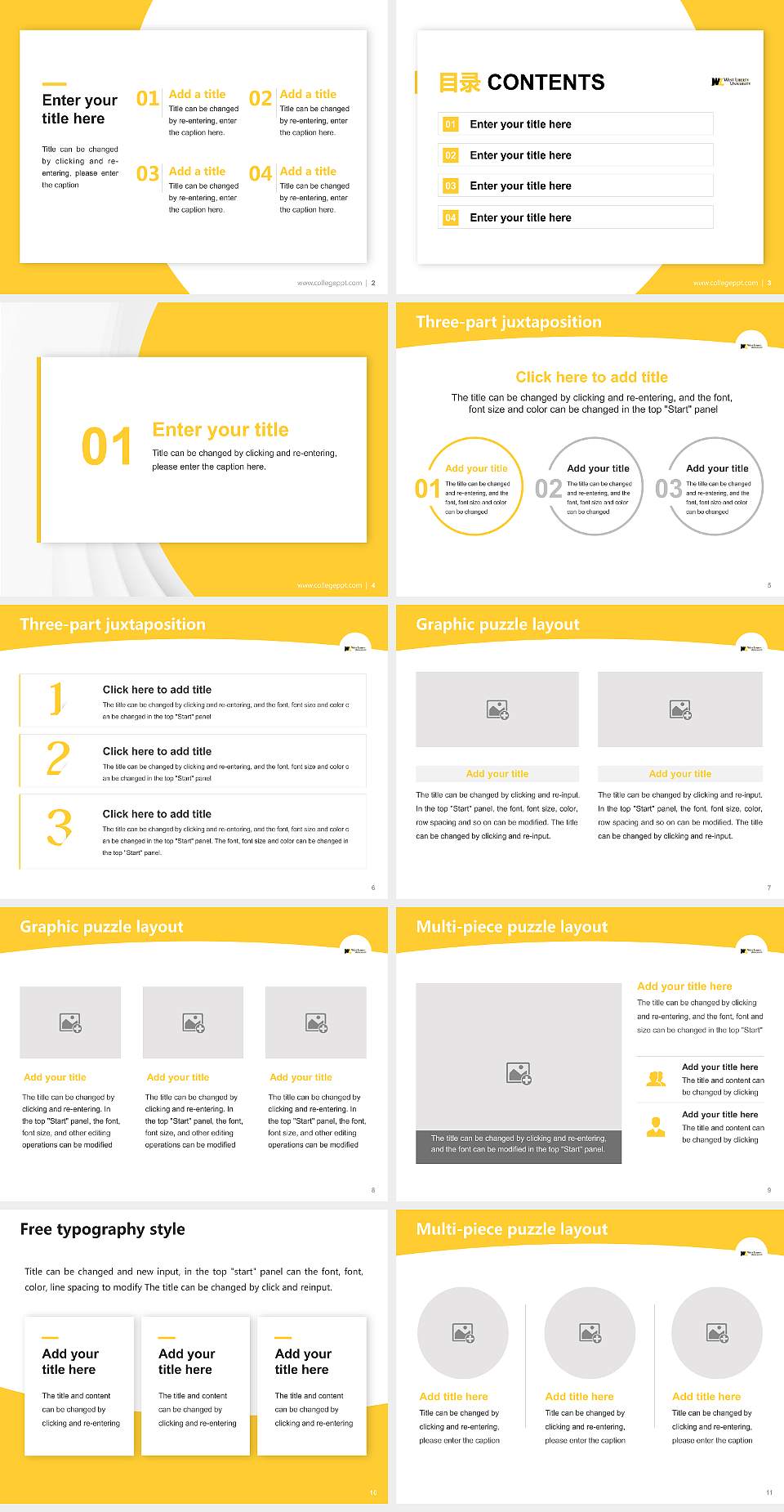 West Liberty University Academic Presentation/Research Findings Report PPT Template4:3 ratio PPT effect preview image2
