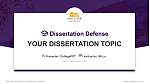 Whittier College Graduation Thesis Defense PPT Template