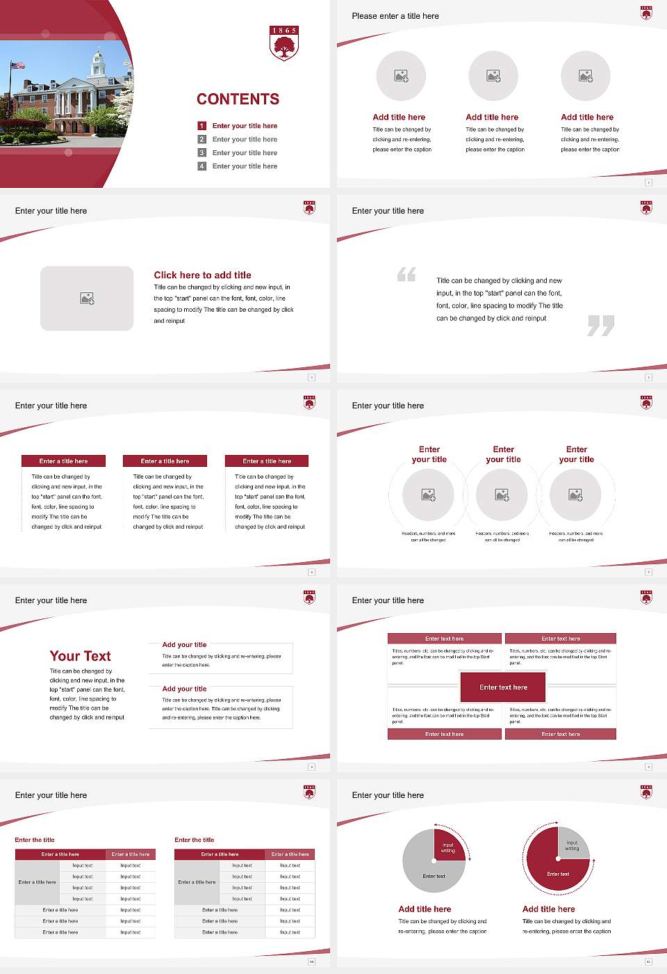 Westminster Choir College Course/Courseware Creation PPT Template16:9 ratio PPT effect preview image2