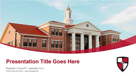 William Carey University Course/Courseware Creation PPT Template