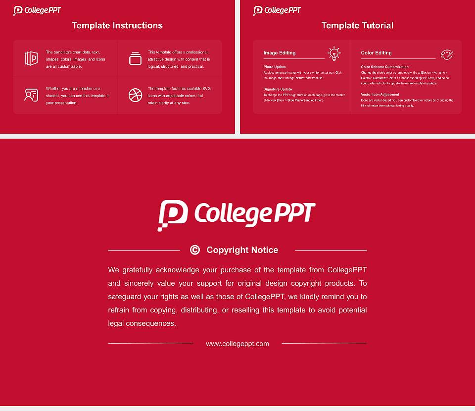 William Carey University Course/Courseware Creation PPT Template16:9 ratio PPT effect preview image5