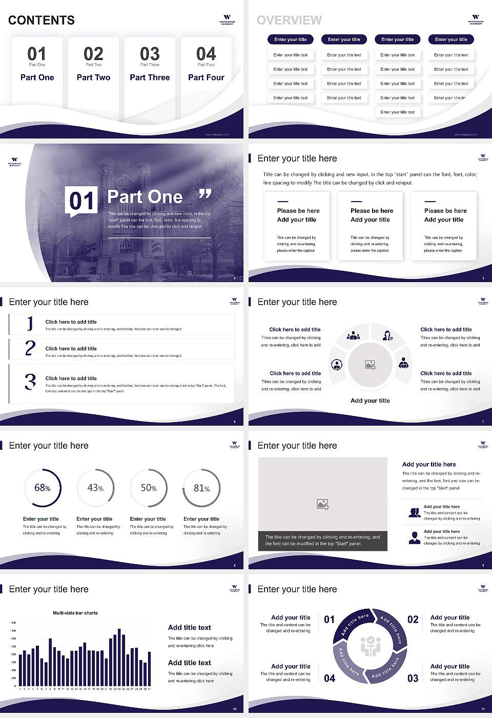 Westminster University (Utah) Lecture Sharing and Networking Event PPT Template16:9 ratio PPT effect preview image2