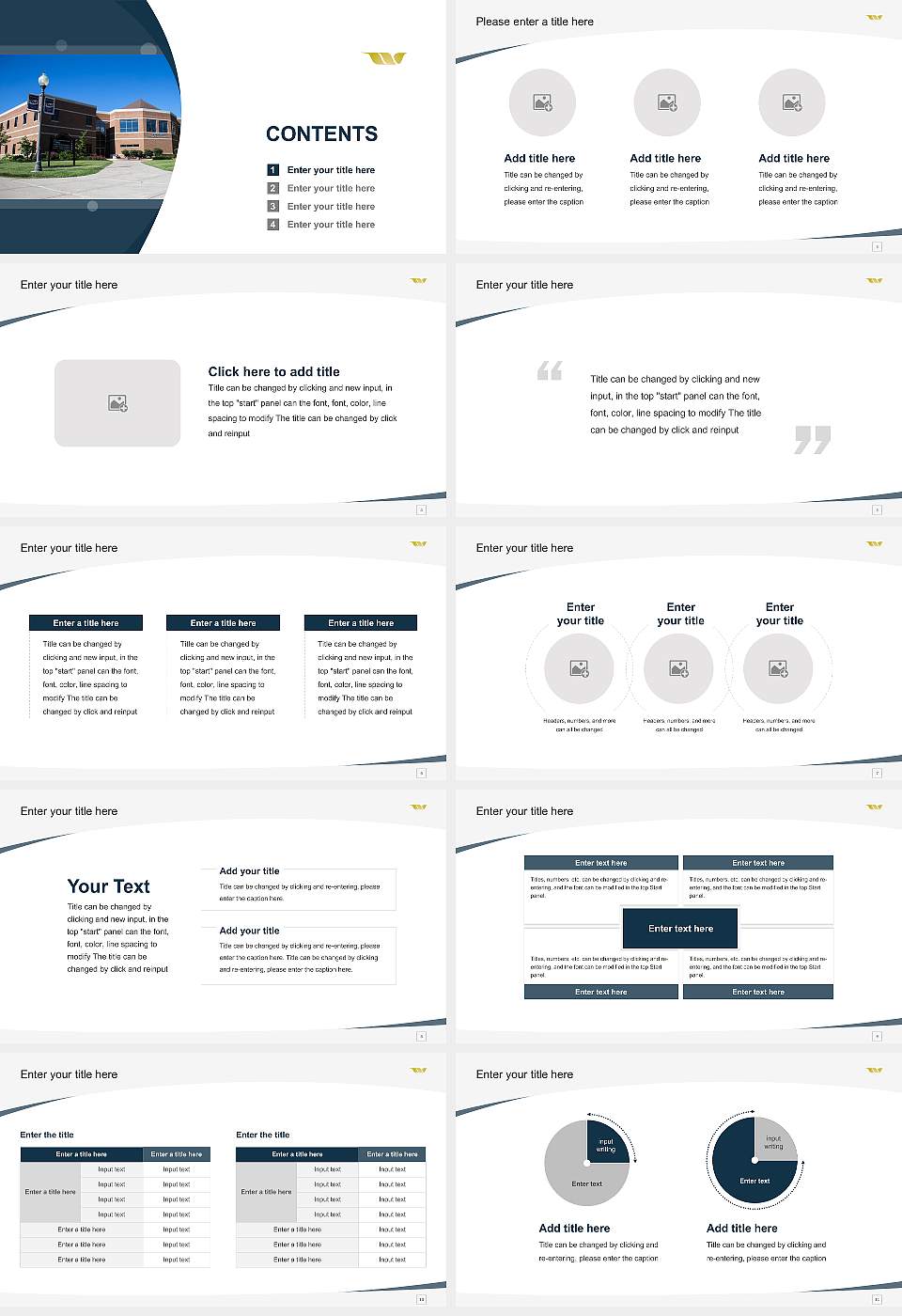 Winebrenner Theological Seminary Course/Courseware Creation PPT Template16:9 ratio PPT effect preview image2