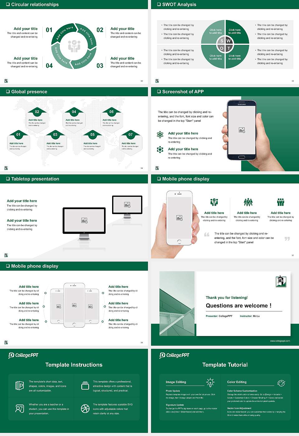 Wisconsin Lutheran College General Purpose PPT Template16:9 ratio PPT effect preview image5