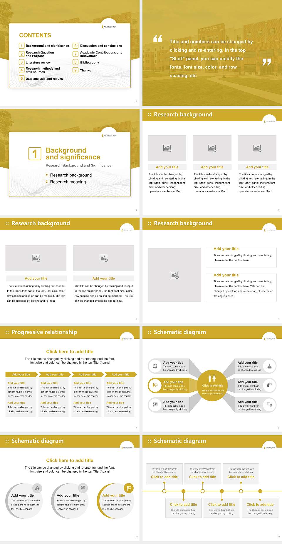 West Virginia State University Graduation Thesis Defense PPT Template4:3 ratio PPT effect preview image2