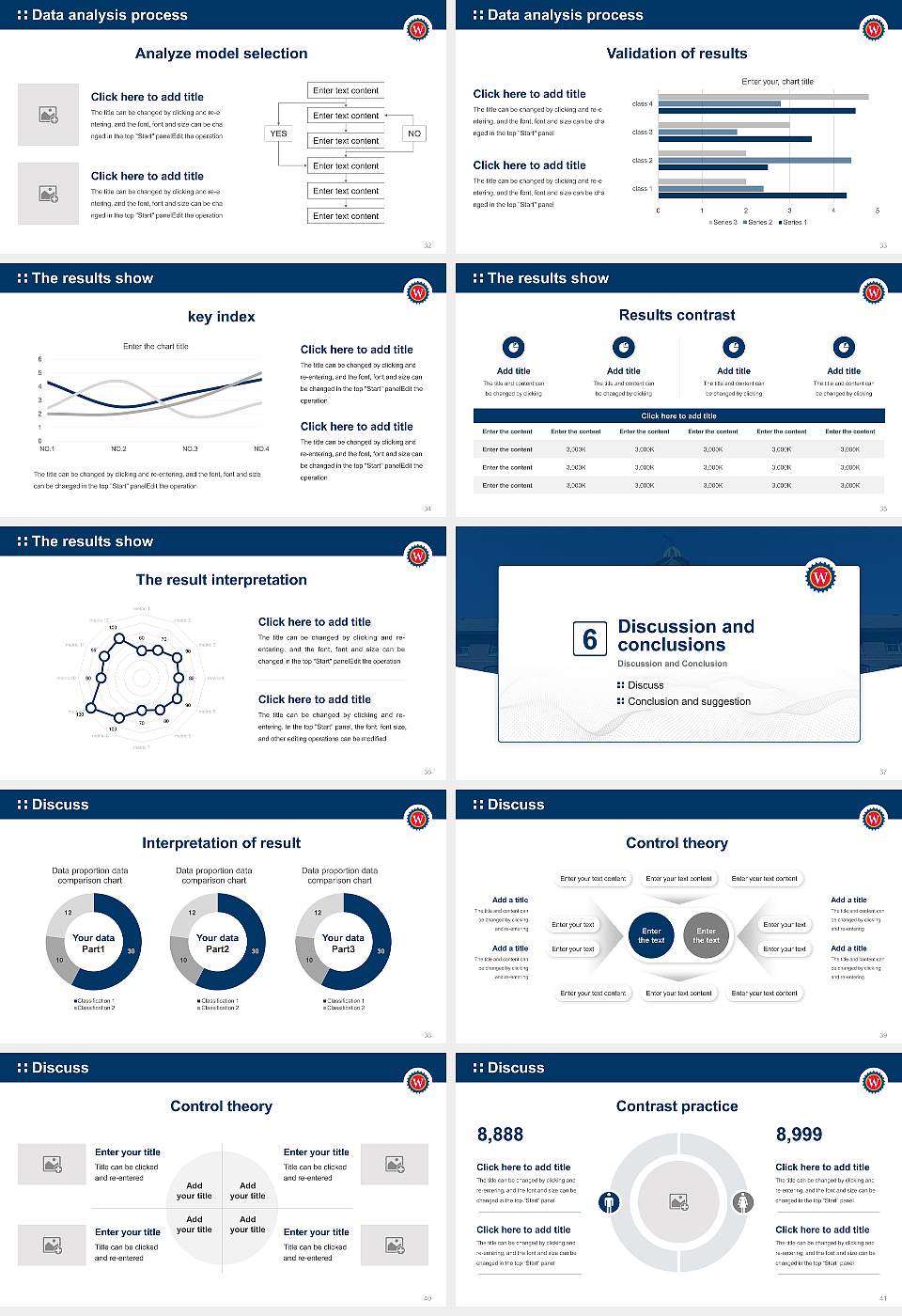 Williamson College of the Trades Graduation Thesis Defense PPT Template16:9 ratio PPT effect preview image5