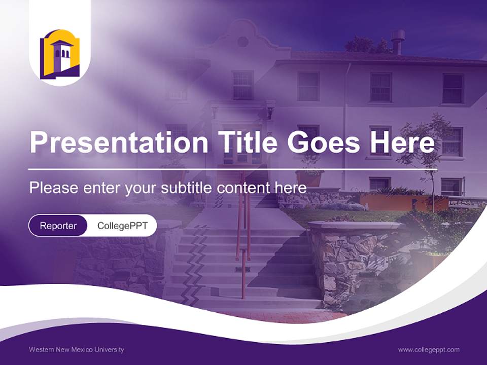 Western New Mexico University Lecture Sharing and Networking Event PPT Template4:3 ratio PPT effect preview image4