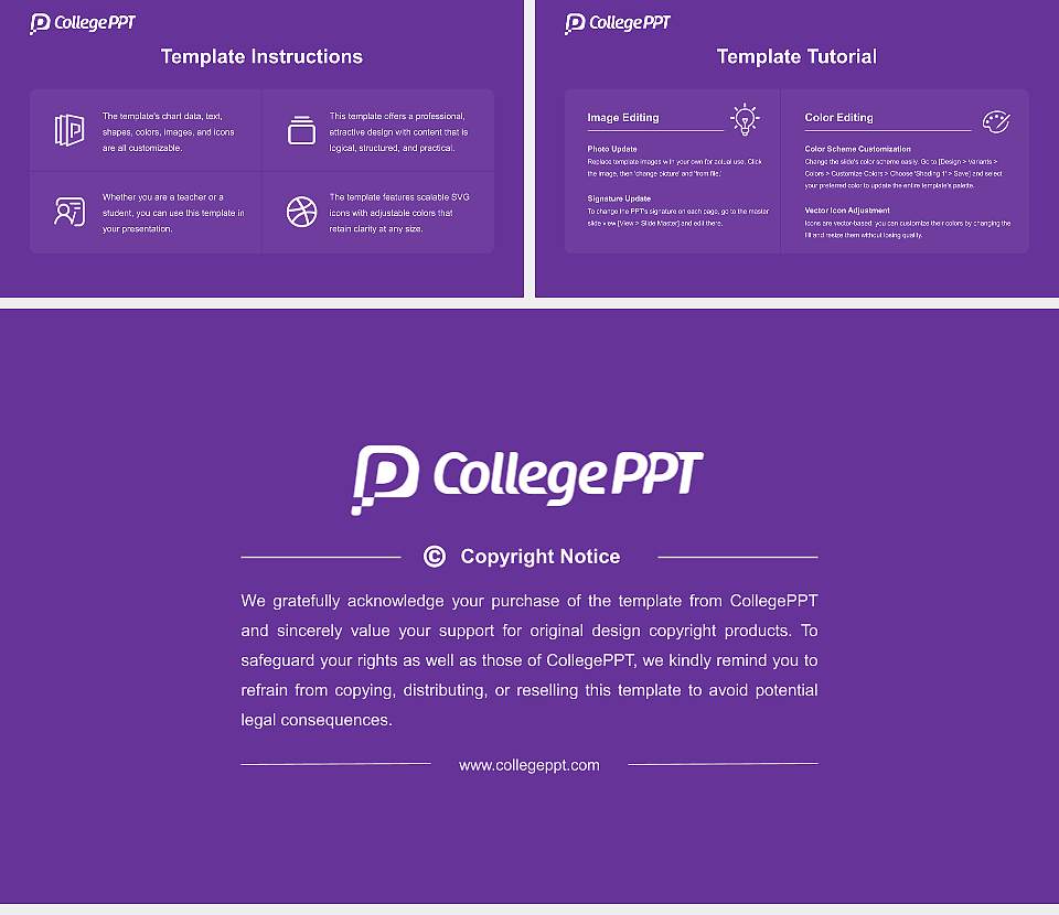 Western Illinois University Academic Presentation/Research Findings Report PPT Template16:9 ratio PPT effect preview image5