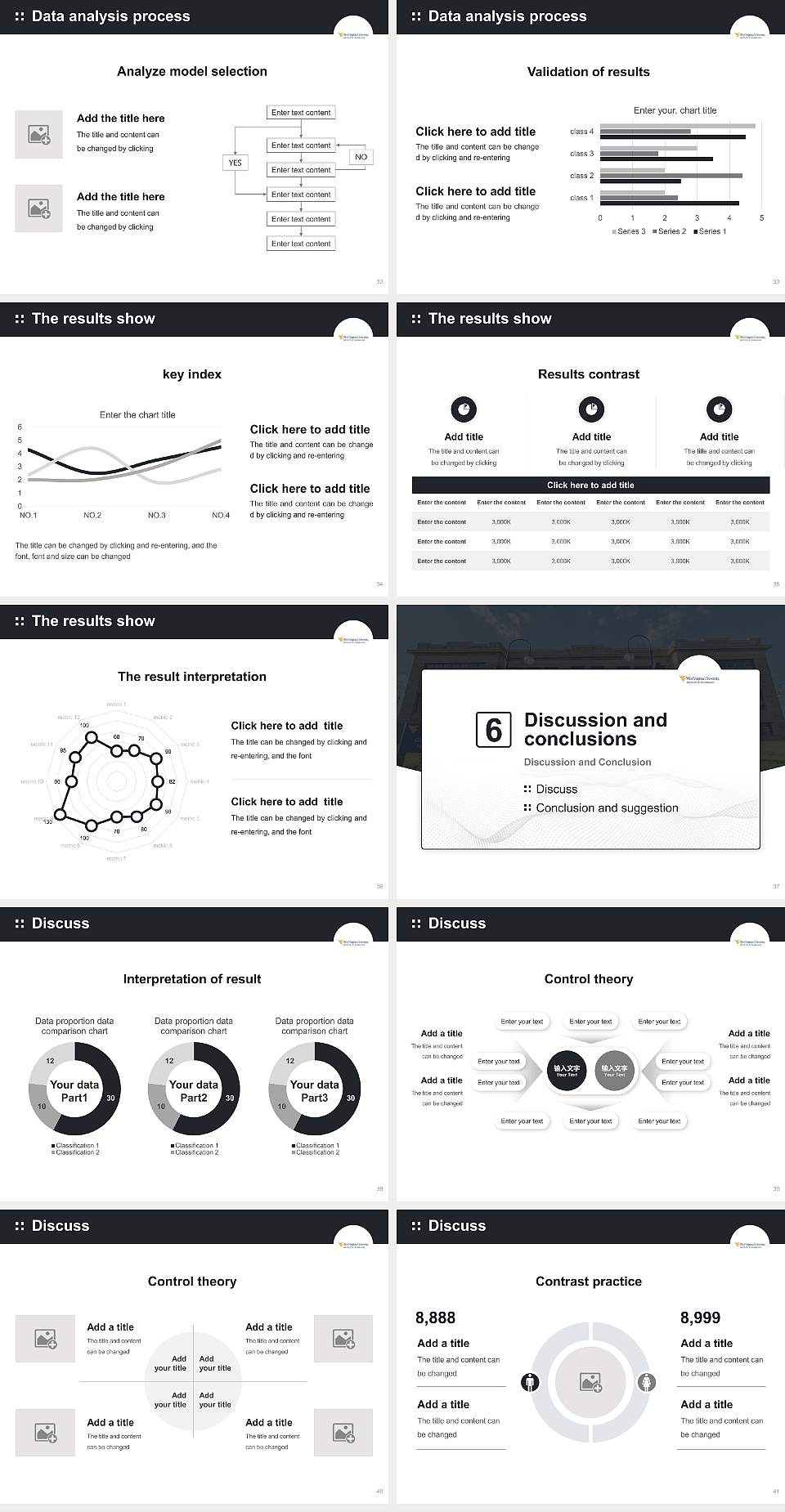 West Virginia University Institute of Technology Graduation Thesis Defense PPT Template4:3 ratio PPT effect preview image5