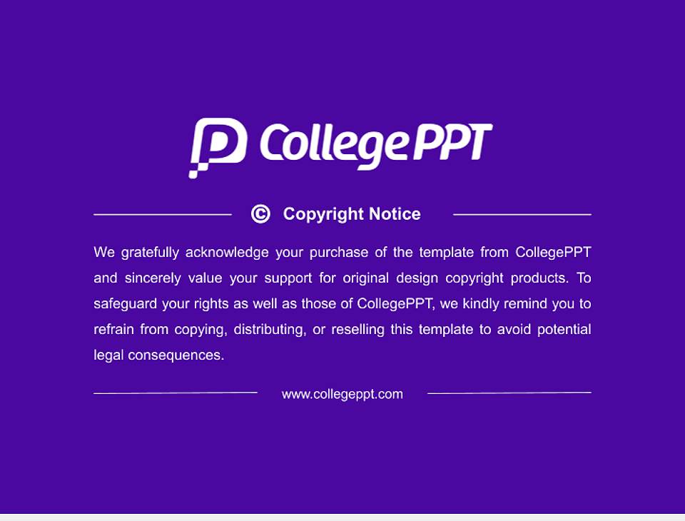 Winona State University Thesis Proposal/Graduation Defense PPT Template4:3 ratio PPT effect preview image5