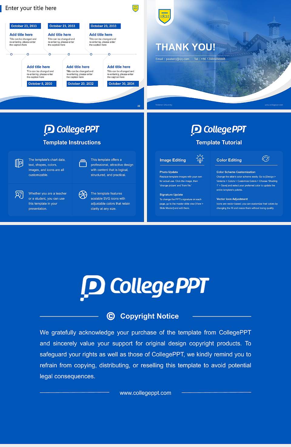 Widener University Lecture Sharing and Networking Event PPT Template4:3 ratio PPT effect preview image4