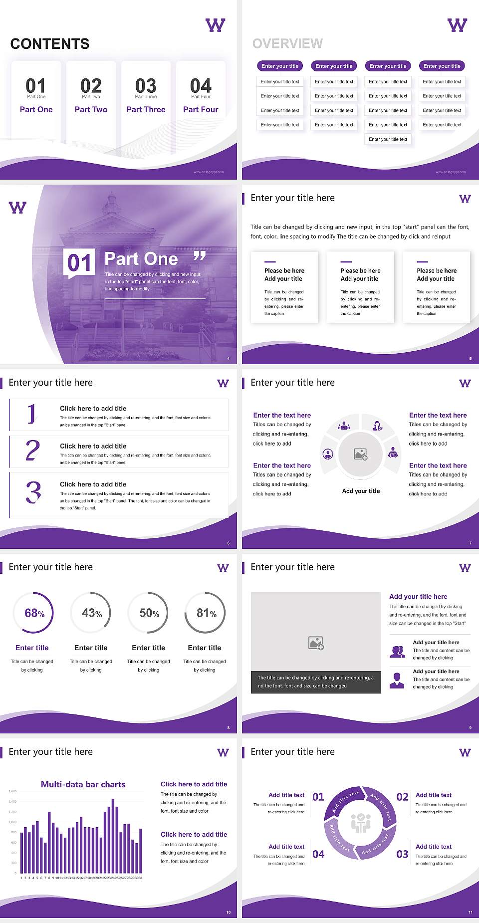 Western Illinois University Lecture Sharing and Networking Event PPT Template4:3 ratio PPT effect preview image2