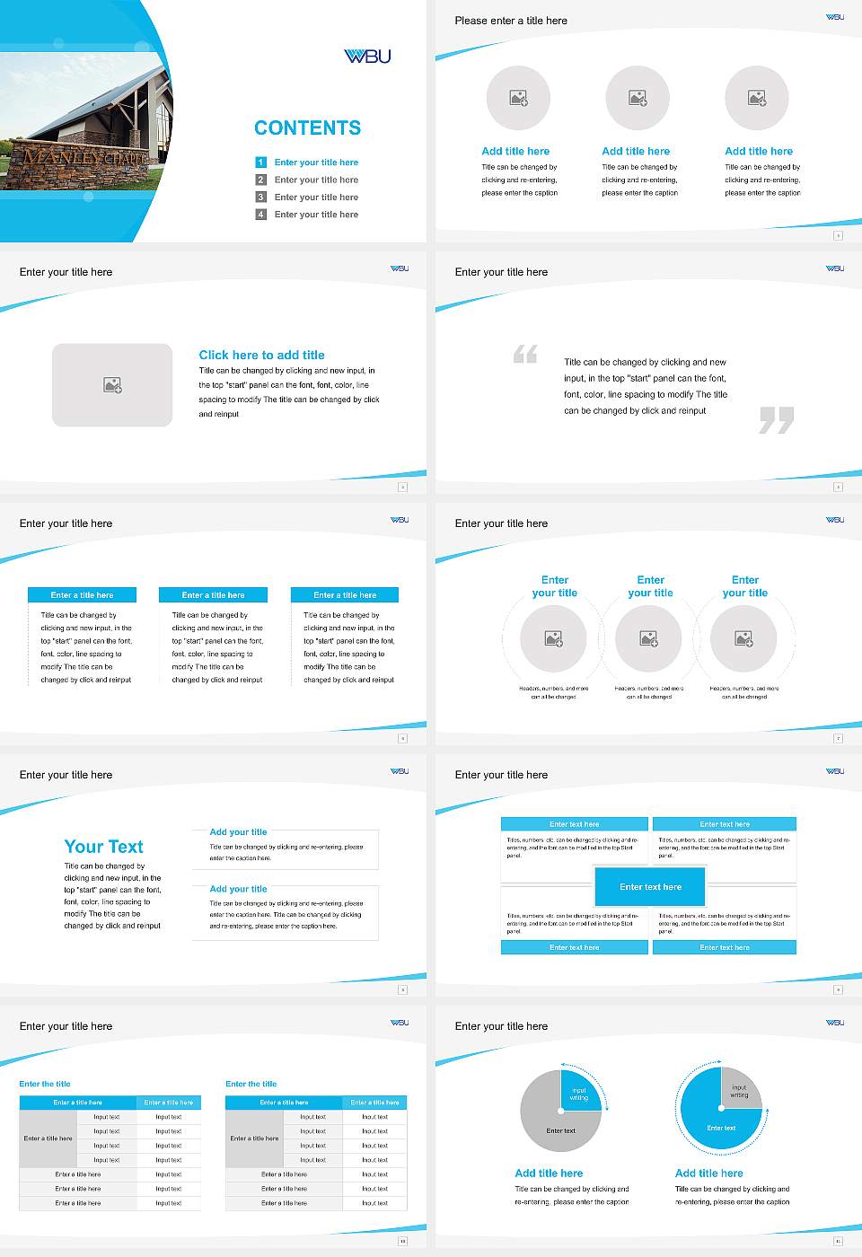 Williams Baptist University Course/Courseware Creation PPT Template16:9 ratio PPT effect preview image2