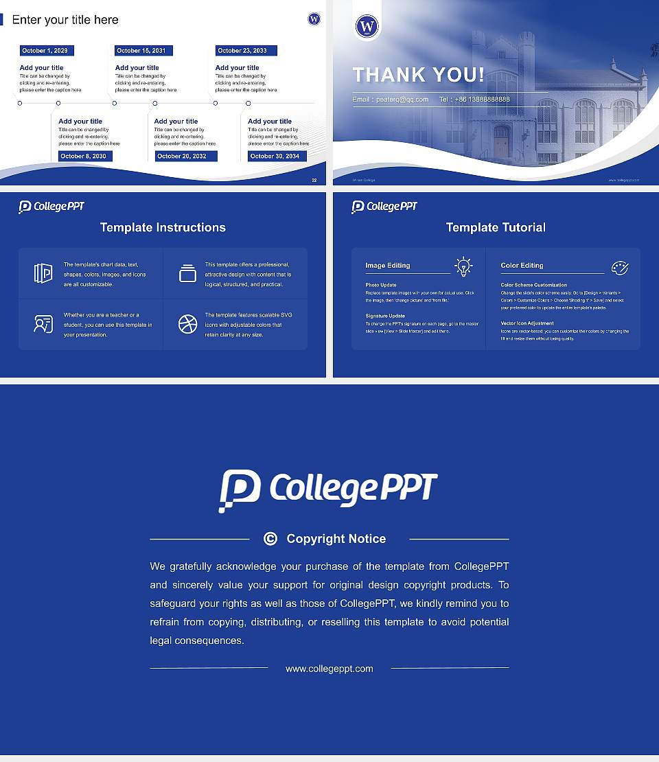 Wilson College Lecture Sharing and Networking Event PPT Template16:9 ratio PPT effect preview image4