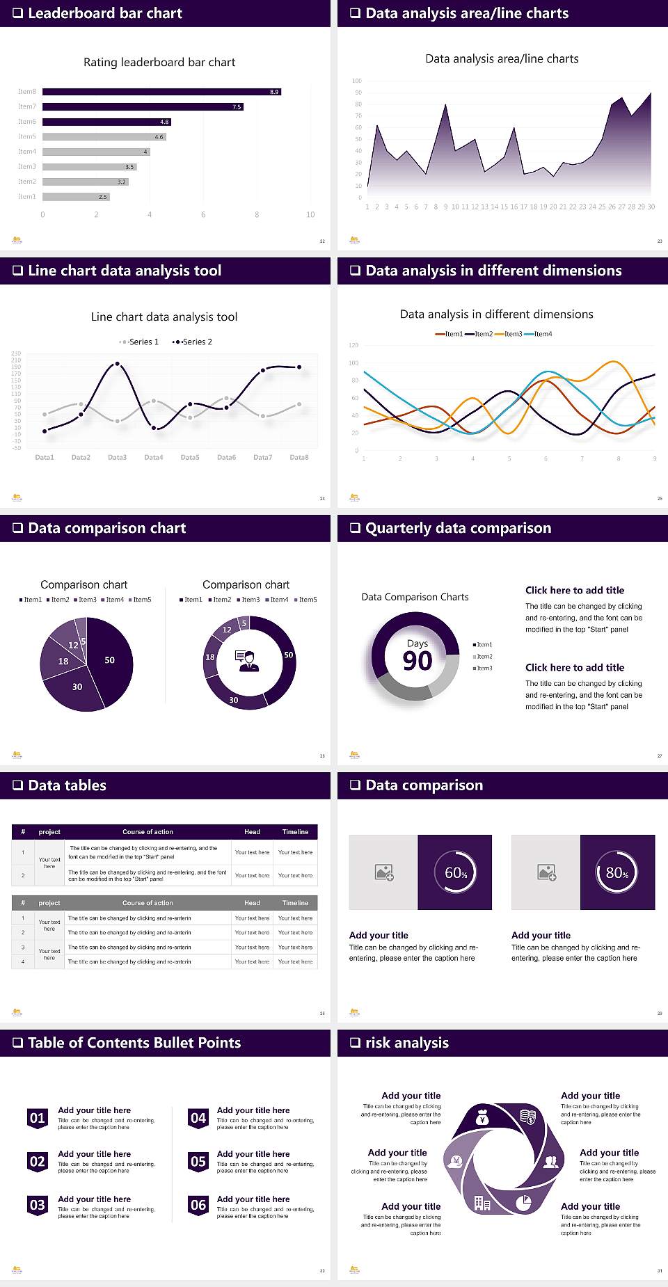 Whittier College General Purpose PPT Template4:3 ratio PPT effect preview image4