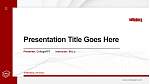 Wittenberg University Thesis Proposal/Graduation Defense PPT Template