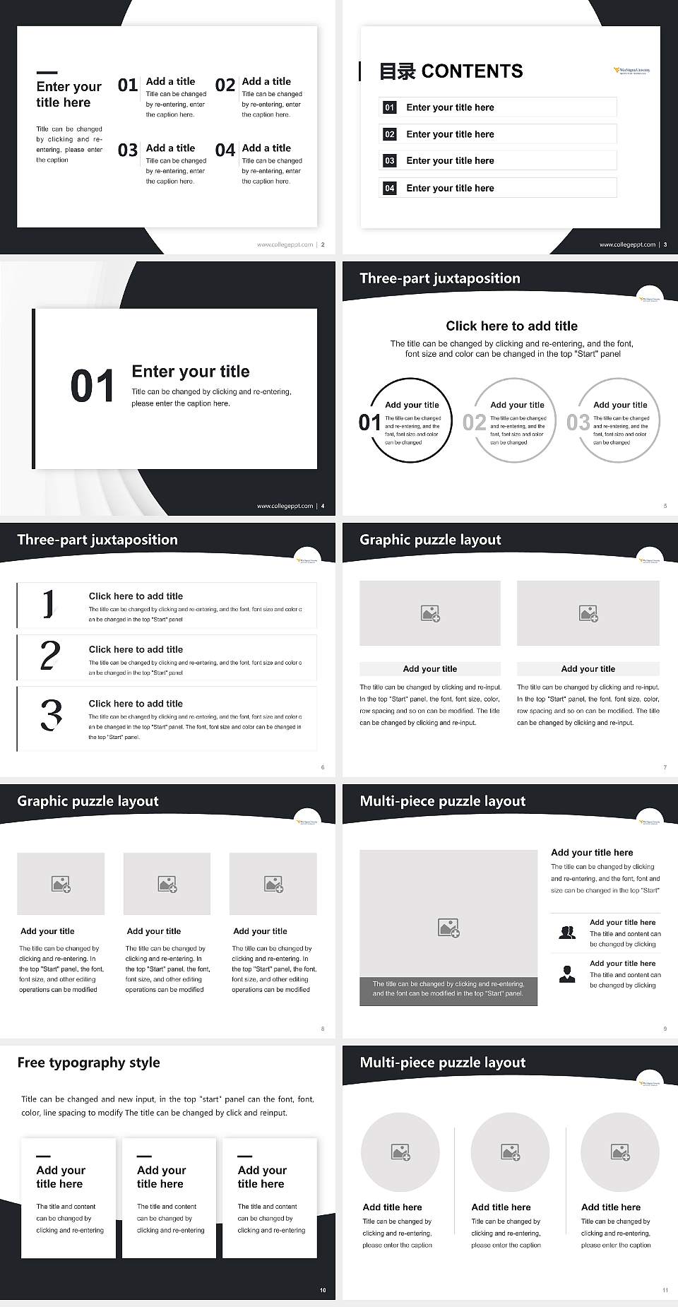 West Virginia University Institute of Technology Academic Presentation/Research Findings Report PPT Template4:3 ratio PPT effect preview image2