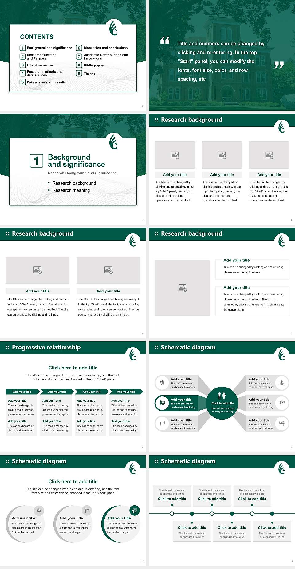 Wilmington College Graduation Thesis Defense PPT Template4:3 ratio PPT effect preview image2