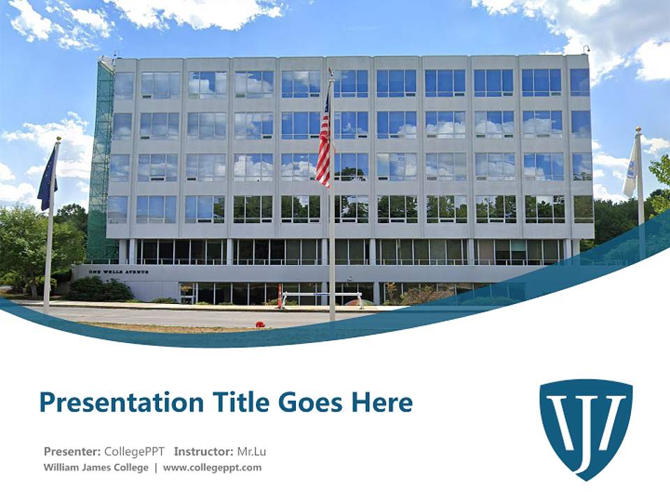 William James College Course/Courseware Creation PPT Template4:3 ratio PPT effect preview image5