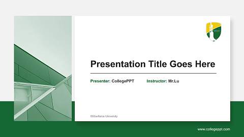 Wilberforce University General Purpose PPT Template