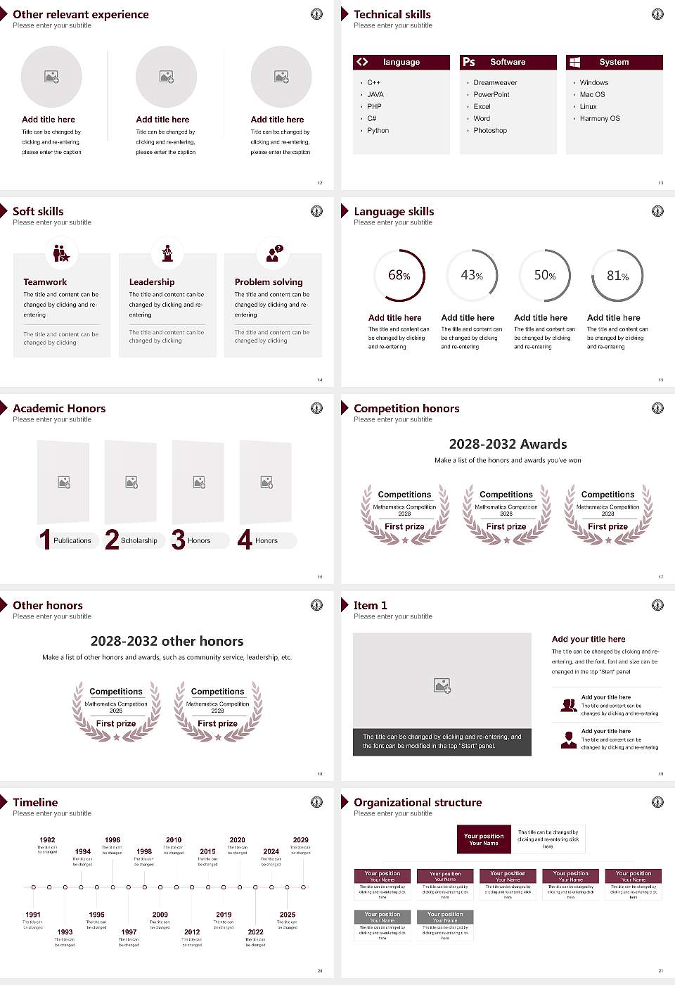 Western University of Health Sciences（WesternU-Oregon） Resume PPT Template16:9 ratio PPT effect preview image3