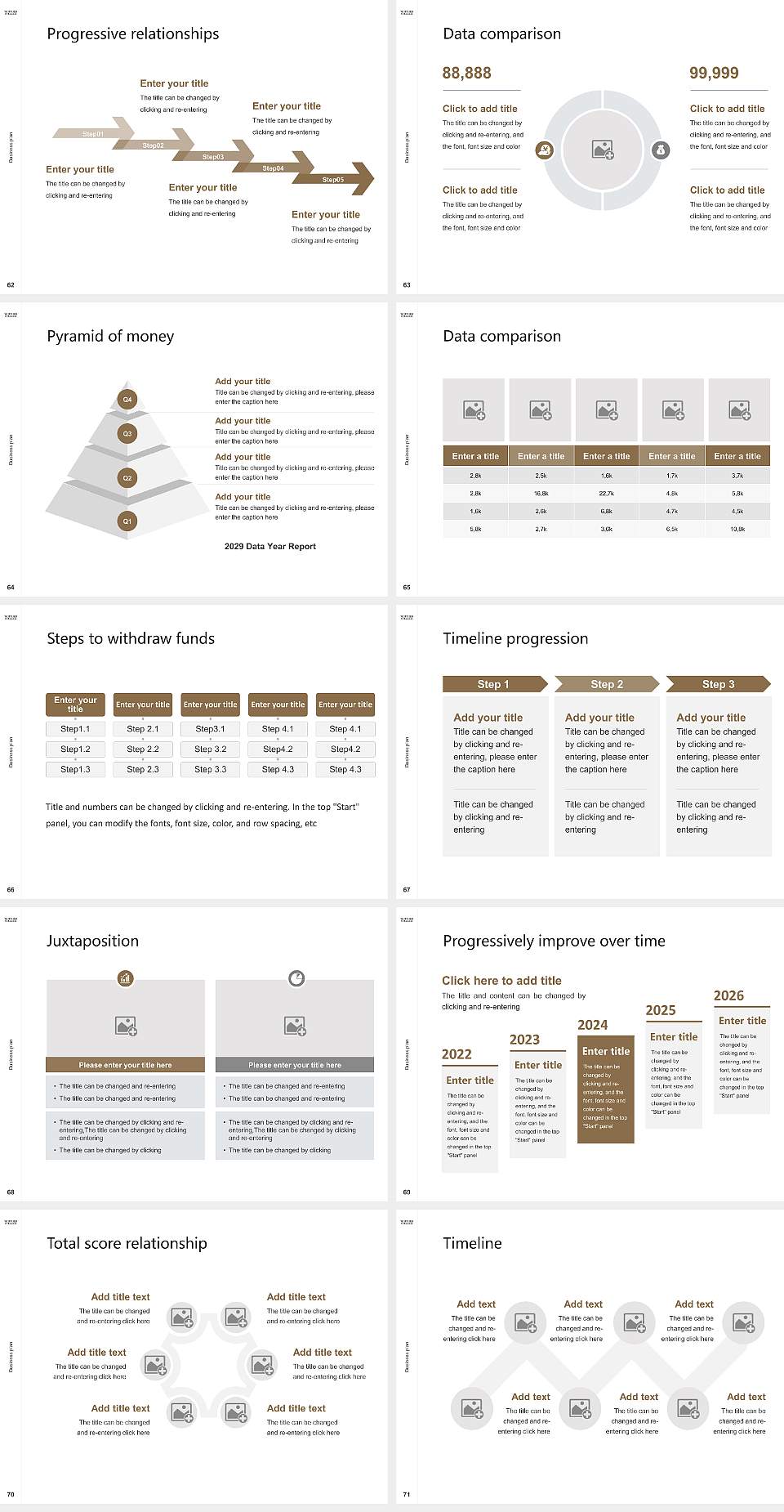 Wofford College Competition/Entrepreneurship Contest PPT Template4:3 ratio PPT effect preview image8