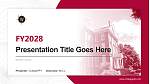 Willamette University Academic Presentation/Research Findings Report PPT Template